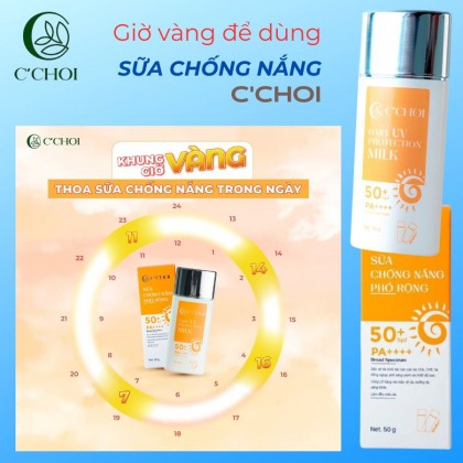 Sữa chống nắng phổ rộng