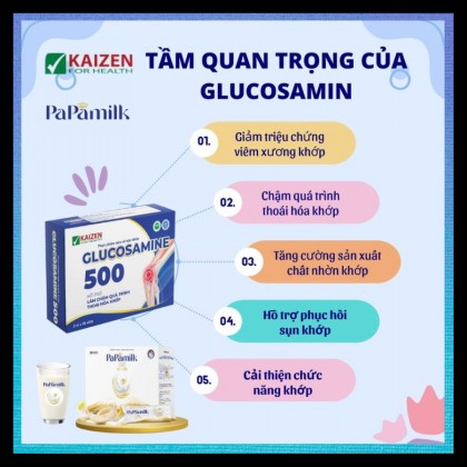 Papamilk Gold và Glucosamin