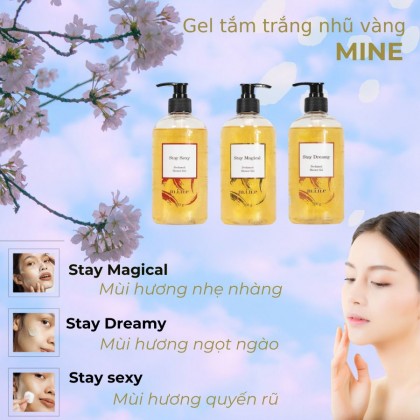 Gel Tắm Nhũ Vàng