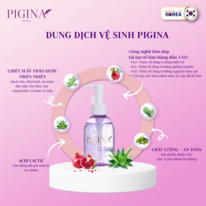Dung dịch vệ sinh phụ nữ Pigina 150ml - Pigina Intimate Gel Wash