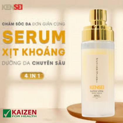 Xịt khoáng siêu dưỡng da Kensei Super Vital Spray Serum