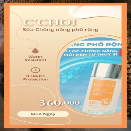 Sữa Chống Nắng Phổ Rộng C’Choi