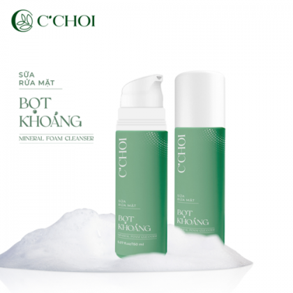 Sữa rửa mặt bọt khoáng C'Choi - Mineral Foam Cleanser