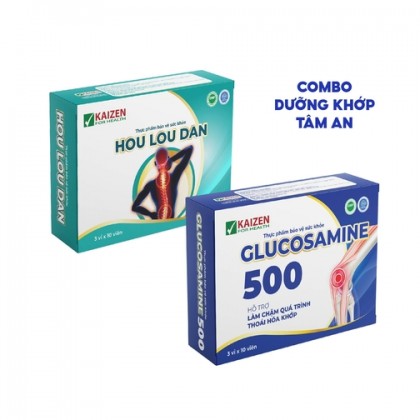 Combo thực phẩm bảo vệ sức khỏe dưỡng khớp tâm an