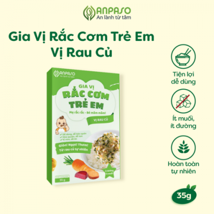 Nui ăn dặm gạo thảo dược Anpaso 150g