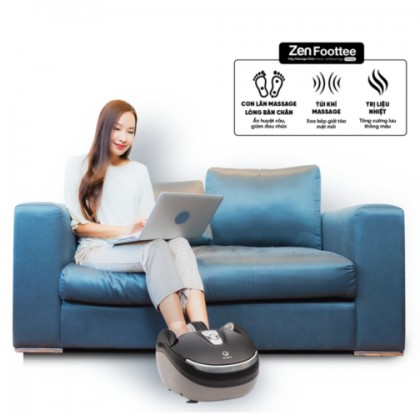 Dụng cụ massage bàn chân hiệu Ogawa - Zen Foottee (OF-3005), Đen-Ogawa foot massage Zen Foottee (OF-3005), Black