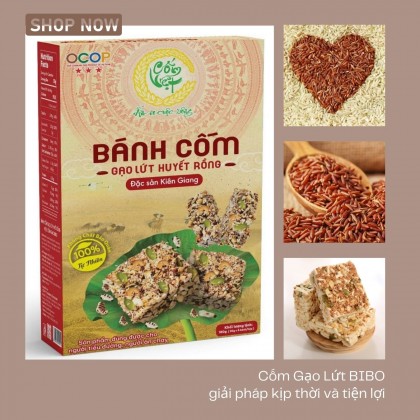 Bánh cốm gạo lứt bibo