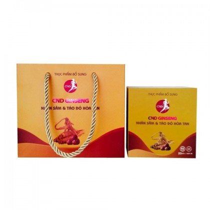 Nhân sâm và táo đỏ hòa tan (kèm túi)